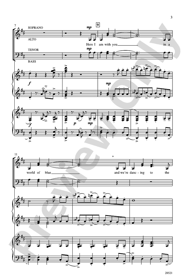 Blue Tango – SATB Choral Octavo (Digital Download)