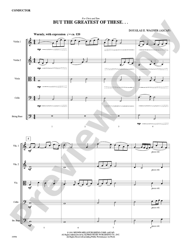 Classics for Contest – String Orchestra Conductor Score & Parts (Digital Download)