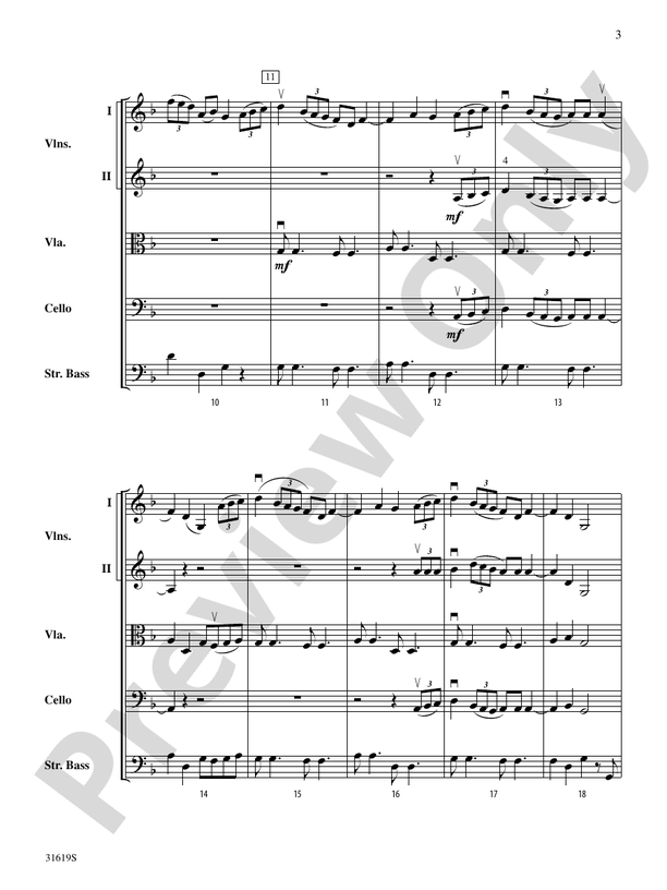 Twin Sisters – String Orchestra Conductor Score & Parts (Digital Download)