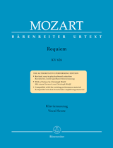 Requiem in D K 626 Vocal Score