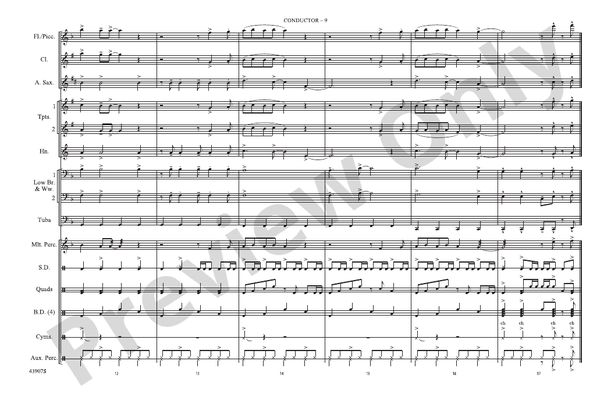 Shorties #21 – Marching Band Conductor Score & Parts (Digital Download)