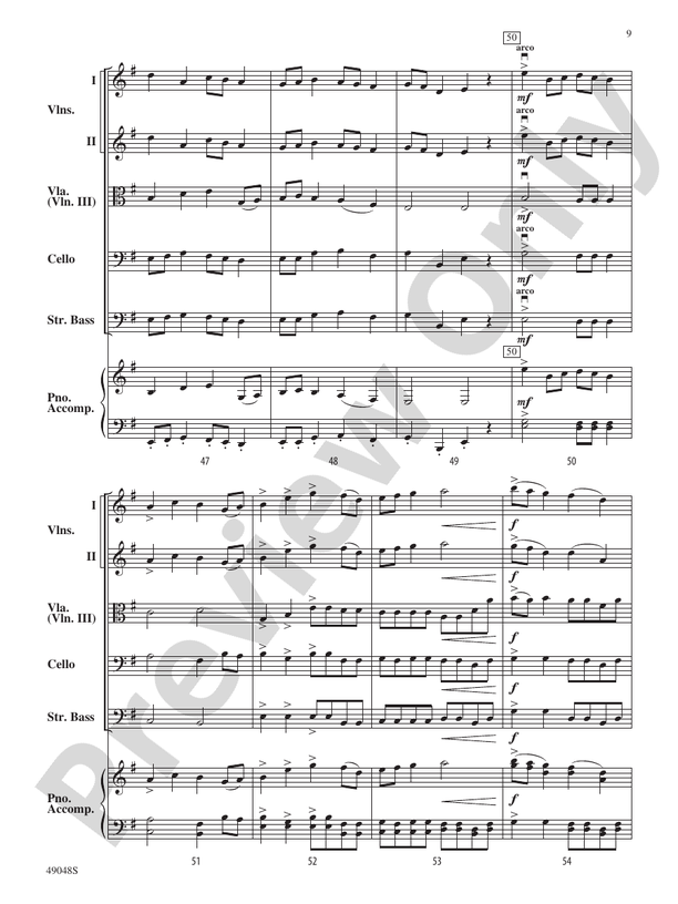 Anaconda - String Orchestra Conductor Score & Parts (Digital Download)
