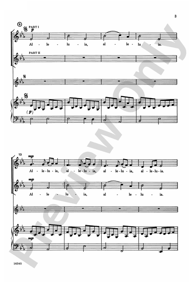 Alleluia Canon - 2-Part Choral Octavo (Digital Download)
