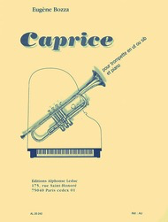Bozza - Caprice #1 Op47 - Trumpet/Piano Accompaniment Leduc AL20242