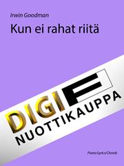 Kun ei rahat riitä - Piano Solo (Digital Download)