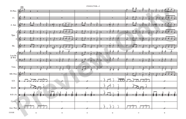 Push It (Arr. Nick Baratta) – Marching Band Conductor Score & Parts (Digital Download)