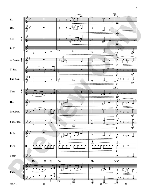 Winter Whispers - Concert Band Conductor Score & Parts (Digital Download)