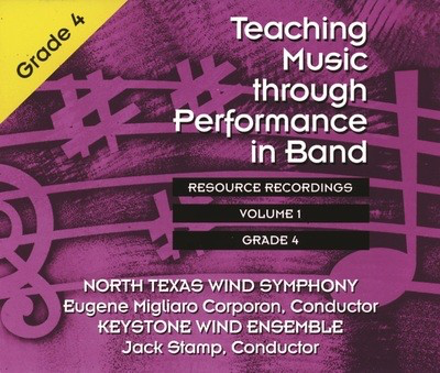 Teaching Music Through Perf Band Cd V1 Gr4 -