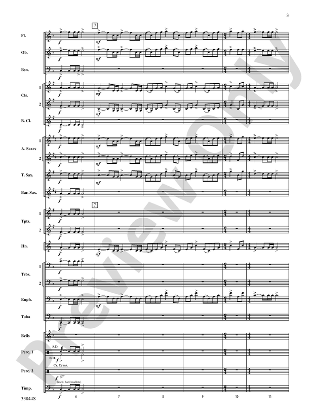 A Knight's Tale - Concert Band Conductor Score & Parts (Digital Download)