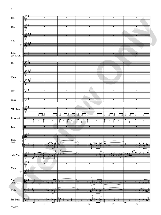 The Pink Panther (Grade 3) - Full Orchestra Conductor Score & Parts (Digital Download)