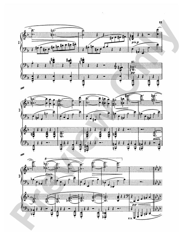 Brahms - Piano Works, Volume III (2 Concertos, Paganini Variations & Waltzes) - Piano Solo (Digital Download)