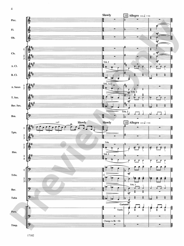 Andalusia (Hugh Stuart) - Concert Band Conductor Score & Parts (Digital Download)
