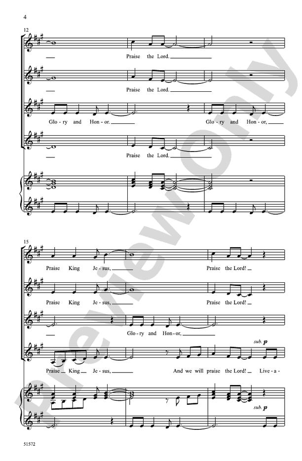Live-a-Humble - SSAA Choral Octavo (Digital Download)