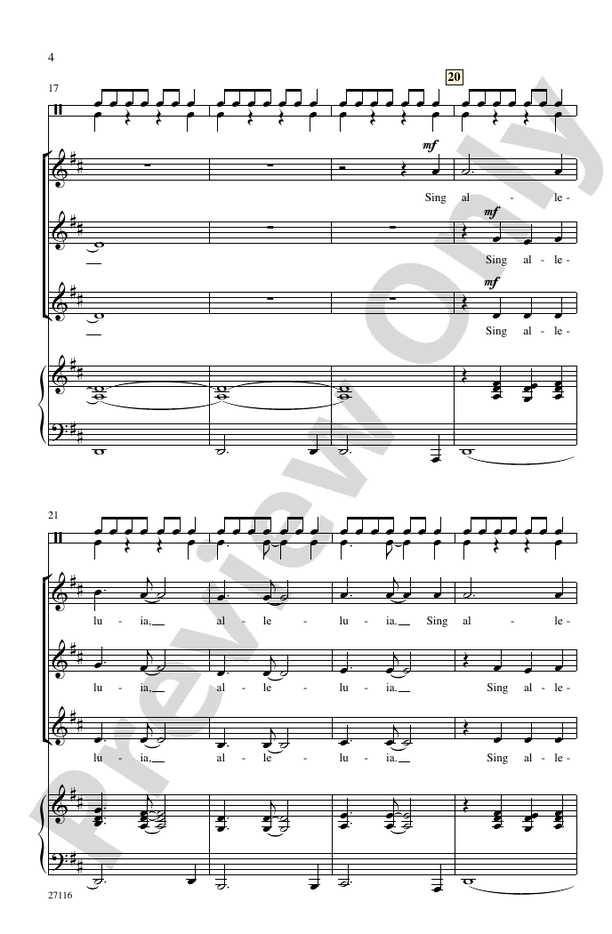 African Alleluia - SSA Choral Octavo (Digital Download)