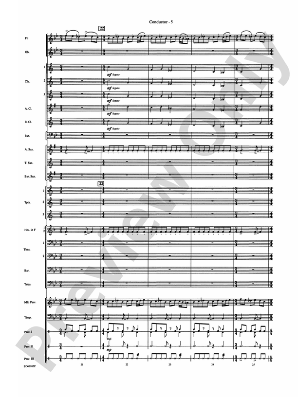 Into the Storm - Concert Band Conductor Score & Parts (Digital Download)