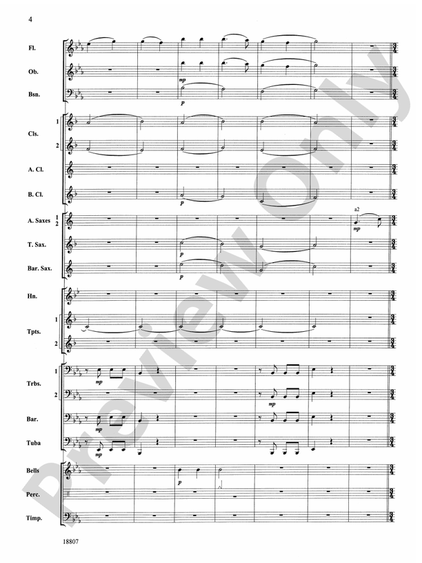 Beethoven's Fifth Christmas - Concert Band Conductor Score & Parts (Digital Download)