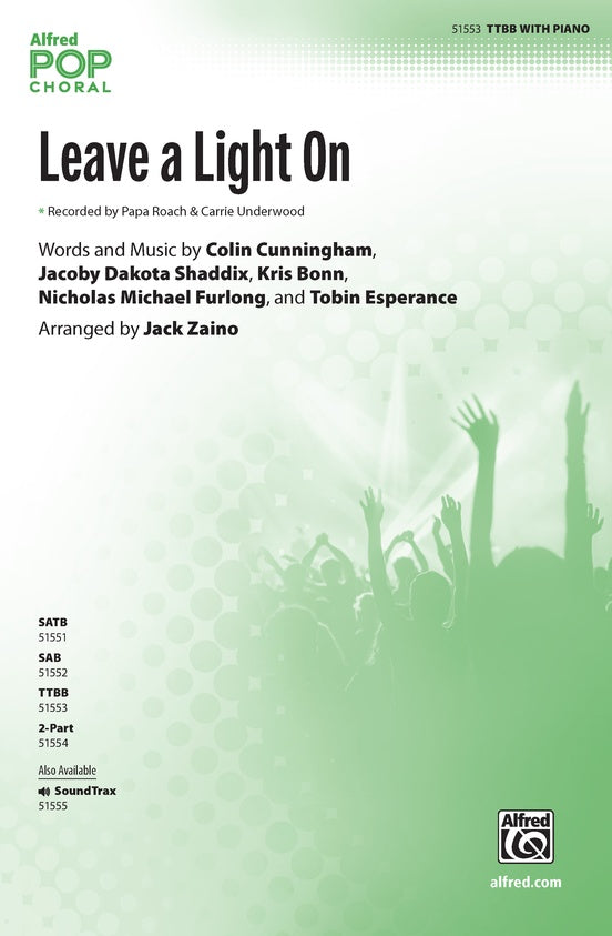 Leave a Light On - TTBB Choral Octavo (Digital Download)