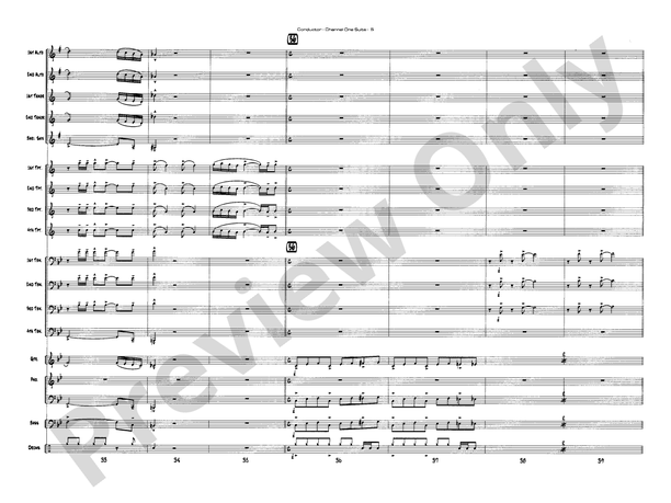 Channel One Suite (Grade 4) - Jazz Ensemble Conductor Score & Parts (Digital Download)