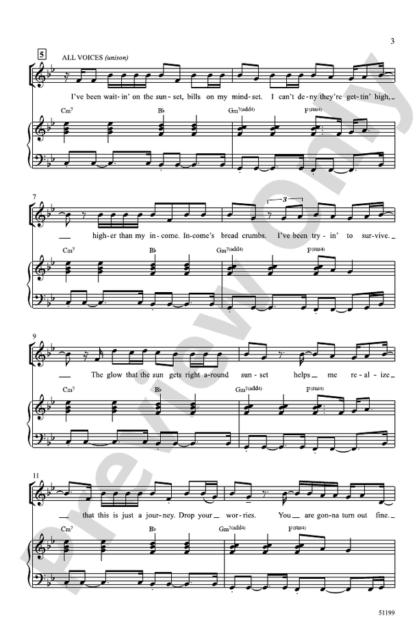 Keep Your Head Up - 2 Part Treble Choral Octavo (Digital Download)