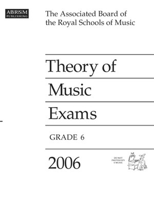 A B Theory Of Music Paper Gr 6 2006 -