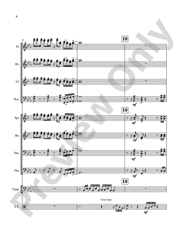 Chautauqua West - Concert Band Conductor Score & Parts (Digital Download)