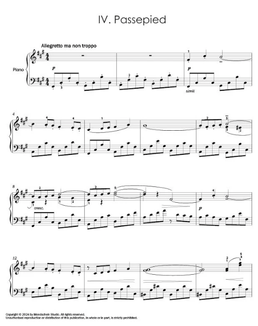 Debussy - Suite Bergamasque - Piano Solo Mondschein MSP528491
