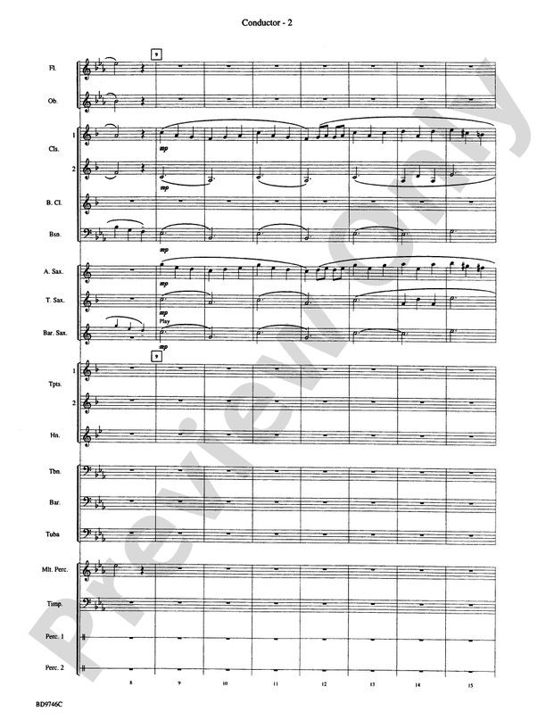 Peer Gynt Suite - Concert Band Conductor Score & Parts (Digital Download)