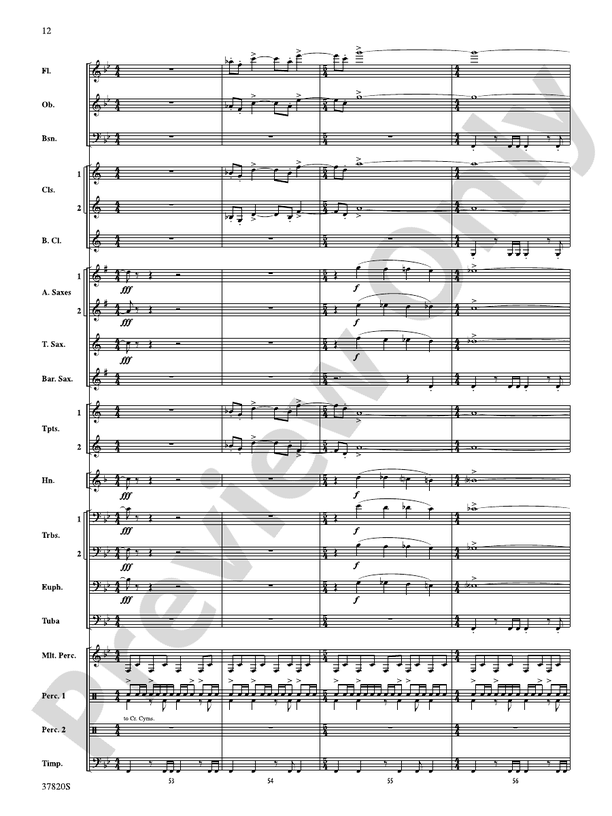 Wings - Concert Band Conductor Score & Parts (Digital Download)