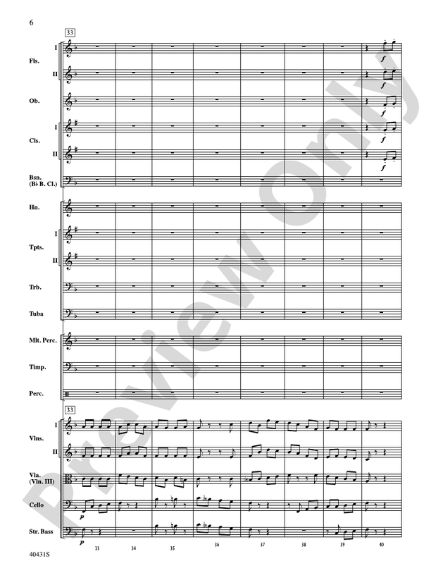 Leroy Anderson's Irish Suite, Part 2 (Themes from) – Full Orchestra Conductor Score & Parts (Digital Download)