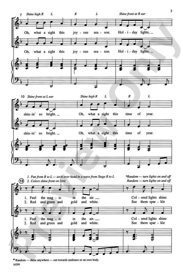 Holiday Lights – 2-Part (with Opt. Flashlight Choreography) Choral Octavo (Digital Download)