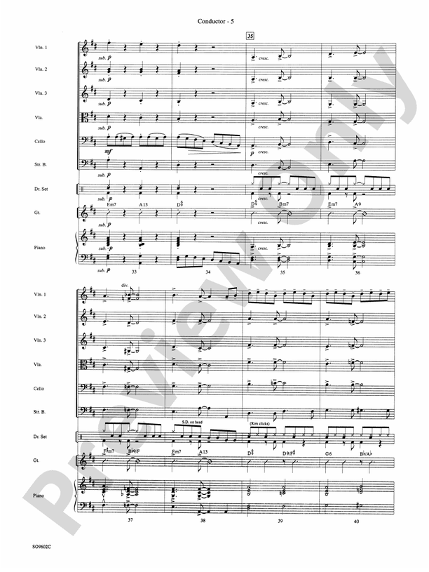 I Got Rhythm (Arr. Calvin Custer) - String Orchestra Conductor Score & Parts (Digital Download)
