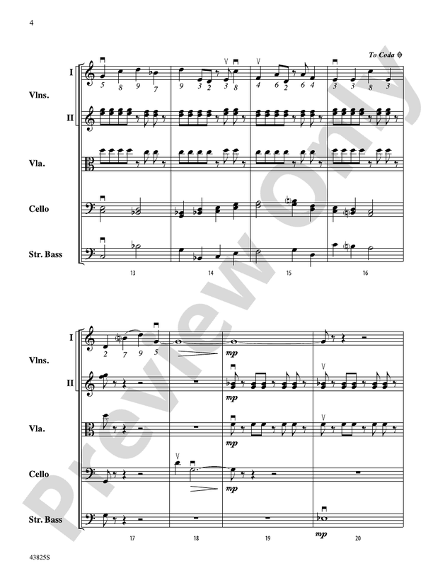 Pi Tunes – String Orchestra Conductor Score & Parts (Digital Download)