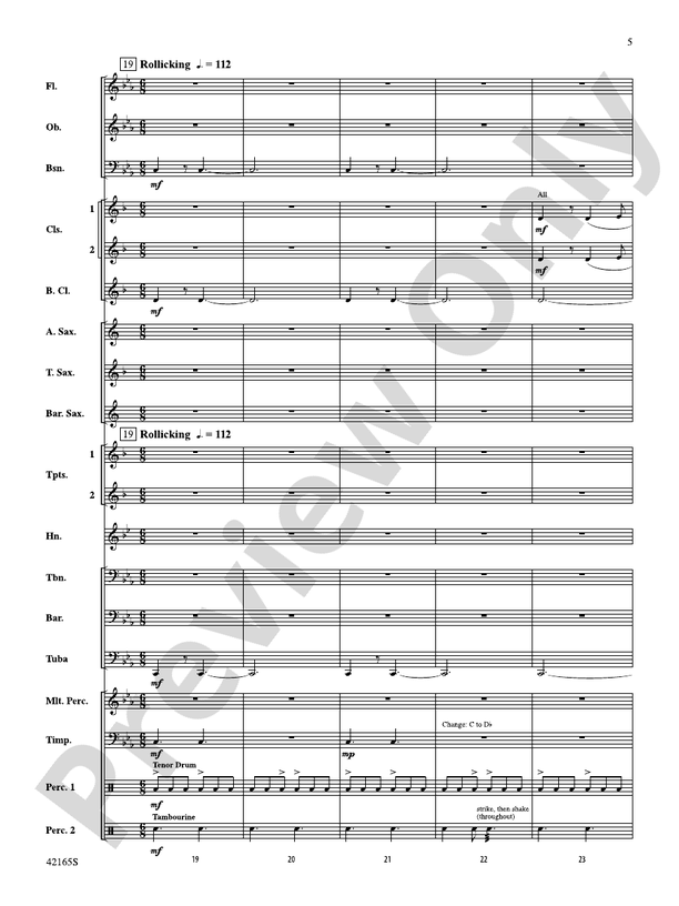 The Legend of Killarney - Concert Band Conductor Score & Parts (Digital Download)