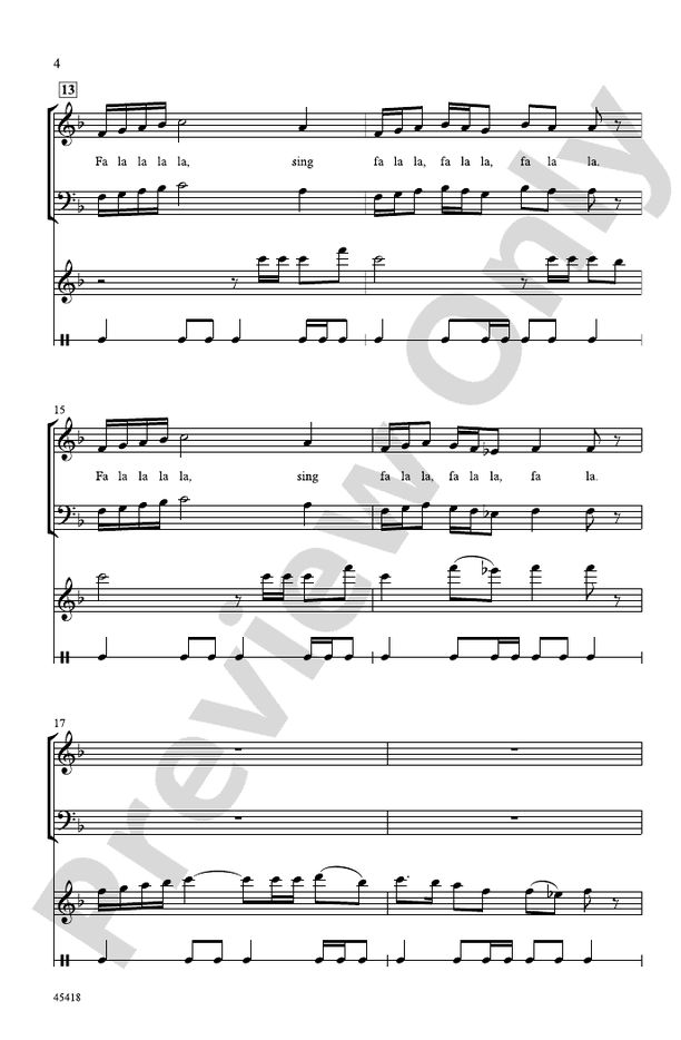 A Christmas Roundelay - 3-Part Mixed, a cappella Choral Octavo (Digital Download)