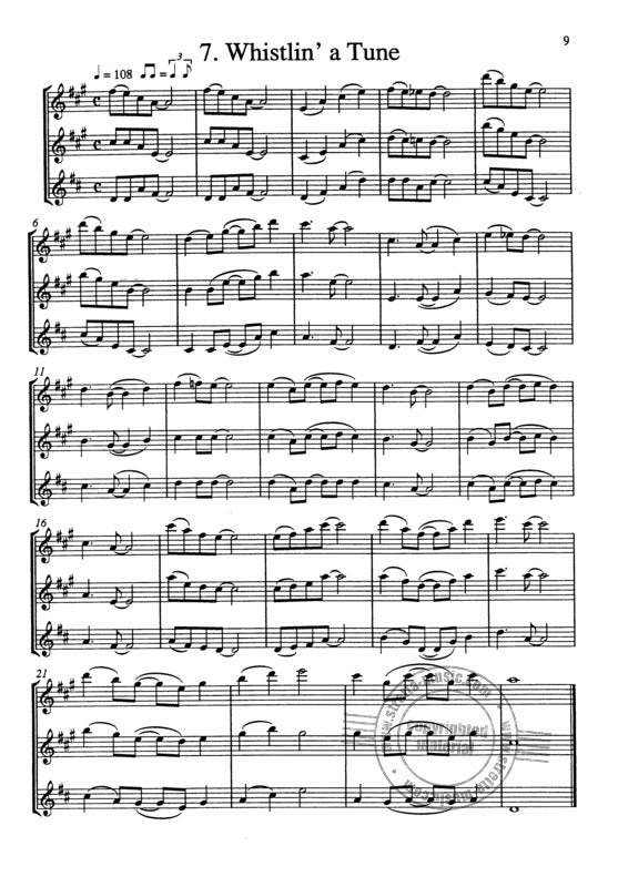 ROCKING REEDS FOR 2 ALTO/1 TENOR SAX [PLAYING SCORE] - HARVEY - SAXOPHONE - STUDIO