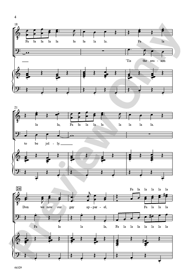Deck the Hall – TTBB Choral Octavo (Digital Download)