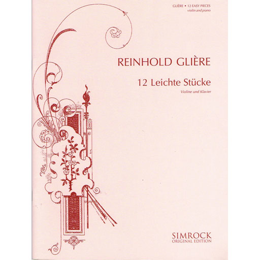 Gliere - 12 Easy Pieces - Violin/Piano Accompaniment M221117939