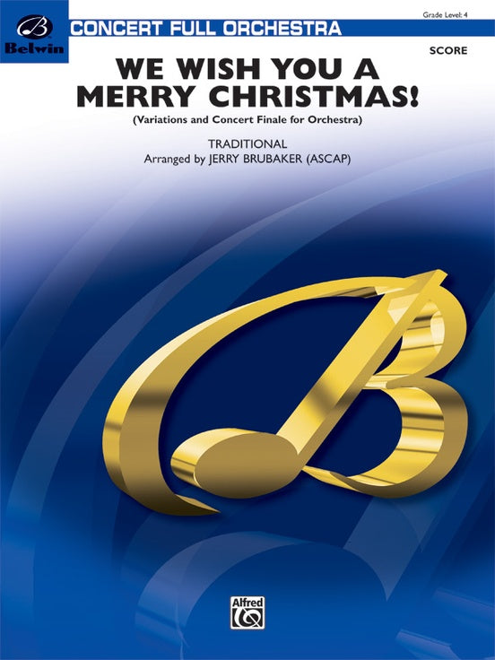 We Wish You a Merry Christmas – Full Orchestra Conductor Score & Parts (Digital Download)