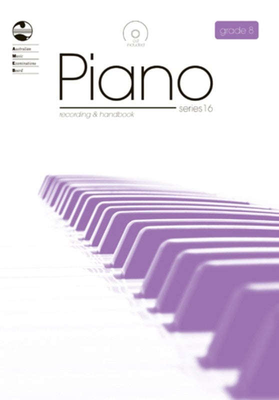 AMEB Piano Series 16 Grade 8 - CD Recording & Handbook AMEB 1203087839