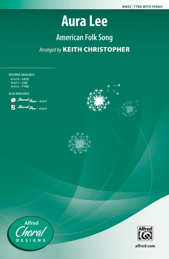 Aura Lee - Arr. Keith Christopher – TTBB Choral Octavo (Digital Download)