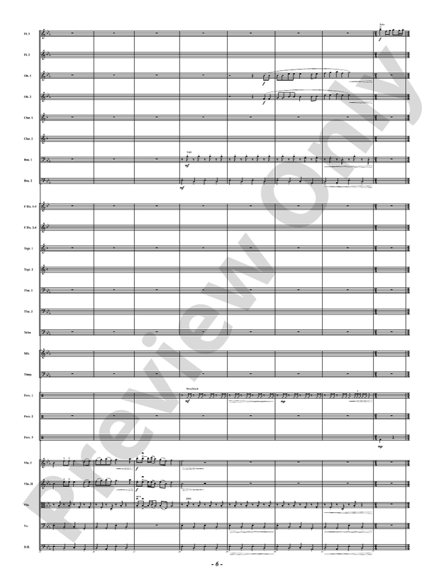 Bells of the Winter Range - Full Orchestra Conductor Score & Parts (Digital Download)