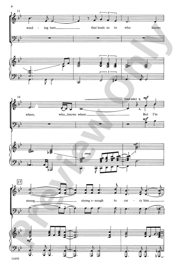 He Ain't Heavy, He's My Brother – SAB Choral Octavo (Digital Download)