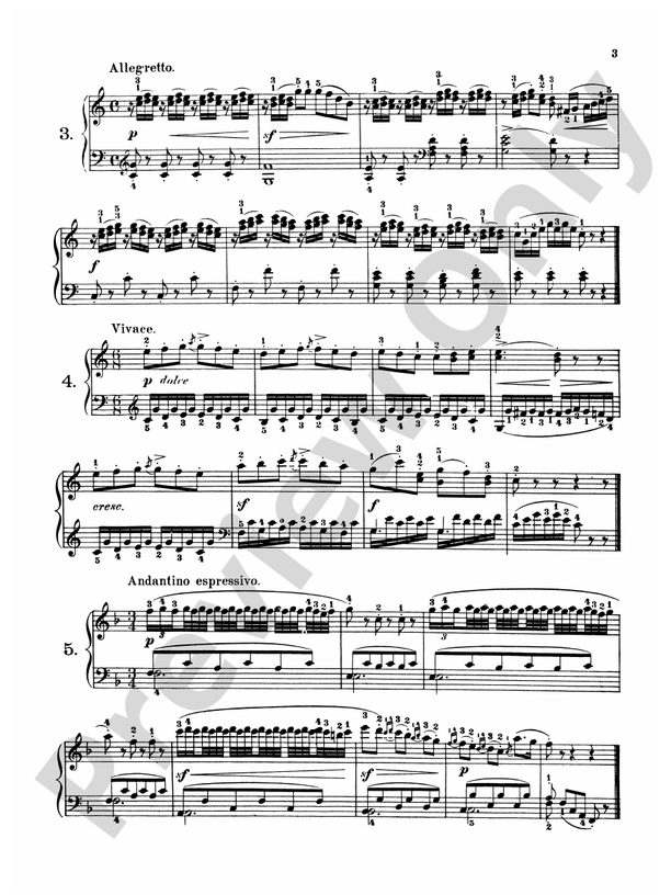 Czerny - 160 Eight-Measure Exercises, 821 - Piano Solo (Digital Download)