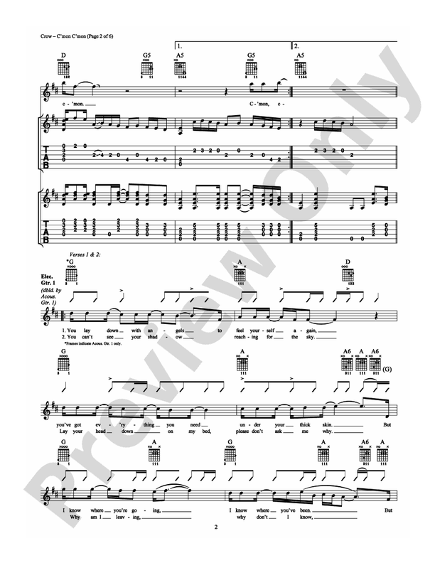 C'mon C'mon - Guitar TAB (Digital Download)