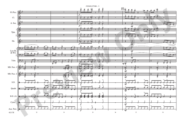 Down to the Nightclub / What Is Hip? – Marching Band Conductor Score & Parts (Digital Download)