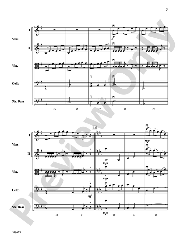 The Emerald Falcon – String Orchestra Conductor Score & Parts (Digital Download)