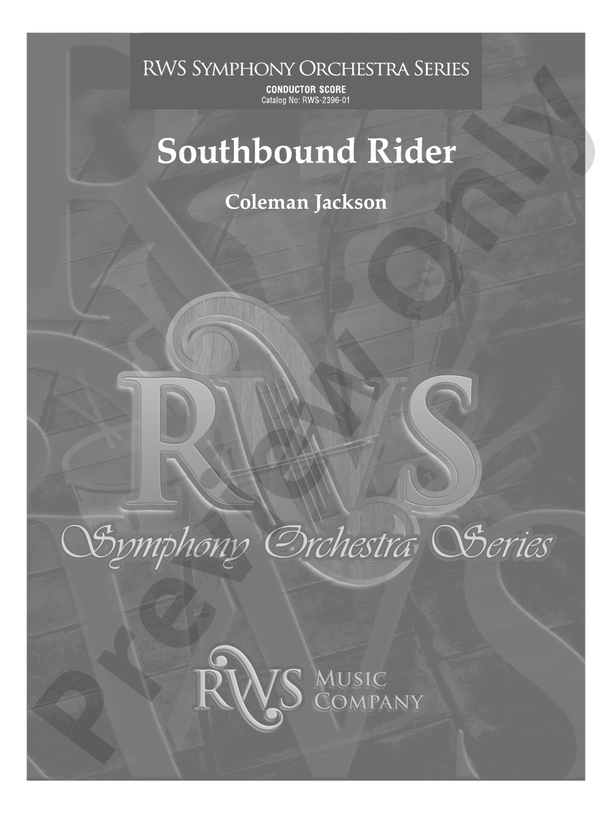 Southbound Rider - Full Orchestra Conductor Score & Parts (Digital Download)
