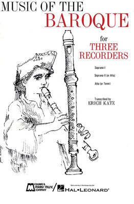 Music of the Baroque - Score & Parts - Various - Recorder Edward B. Marks Music Company Recorder Ensemble