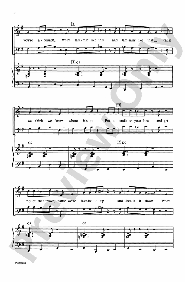 Jazzin' It Up! (And Jazzin' It Down) – Mixed Voices (SATB, SAB, or 2-Part) Choral Octavo (Digital Download)