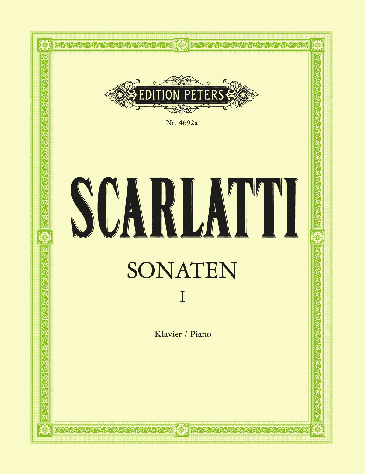 Scarlatti - Sonata No.1 (from 150 Sonatas Vol.1) - Piano Solo (Digital Download)